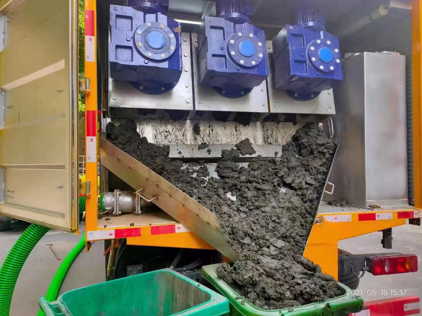 白马井镇化粪池清掏城市维护站-泥浆净化干湿分离处理